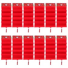 12pcs Gift Card Booklet: Xmas Surprise Money Card Holder - Fun 10-Slot Cash