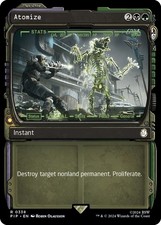 Atomize (Showcase) #338 *Foil* (NM) Universes Beyond: Fallout (PIP) MTG