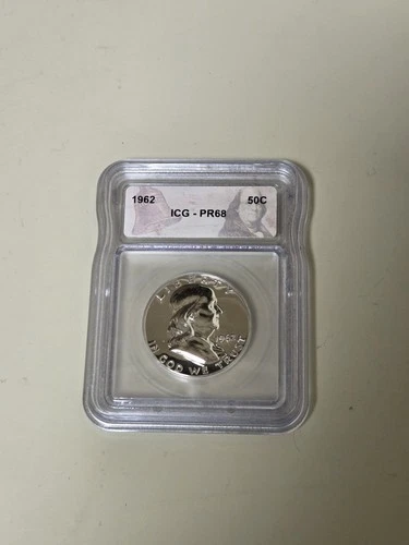 1962 PR68 (Proof) Franklin Half Dollar