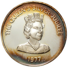 1977 Queen s Silver Jubilee 1oz Siver 999 Hamilton Mint #24862