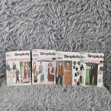 Simplicity Lot Of 4 Size GG 26W-32W Sewing Patterns 5360,8783,7296,8346