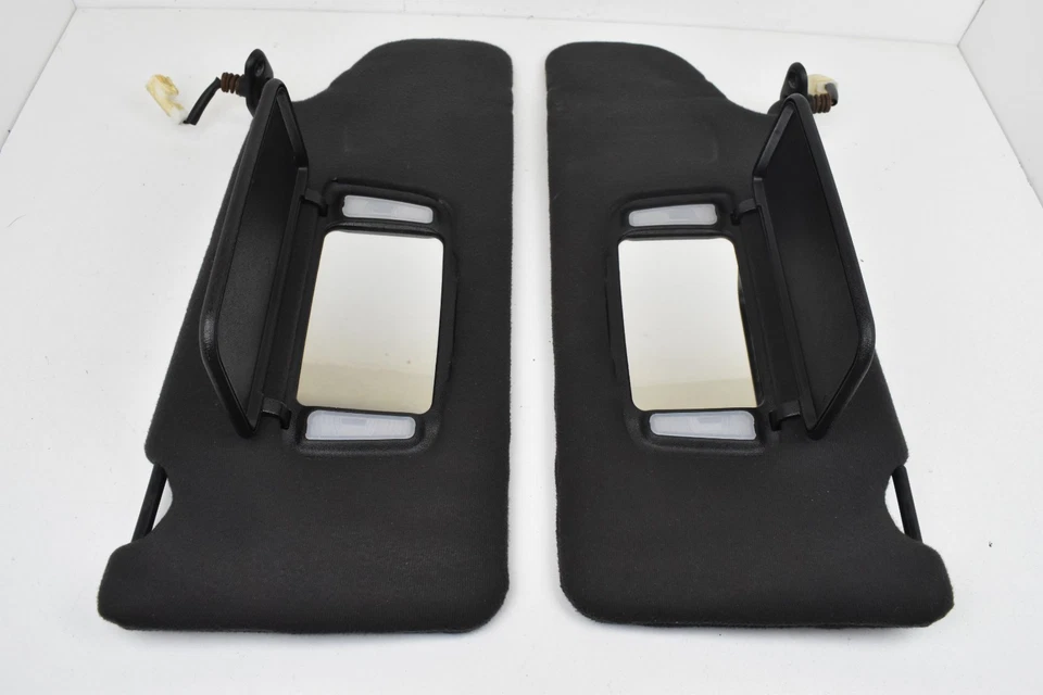 06-12 三菱 Eclipse 左右遮阳板套装黑色布照明原始设备制造商 — 第 3/4 张图片