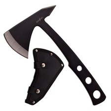 Stainless Steel Throwing Axe 95 Inches with Nylon Sheath for Safe Storage