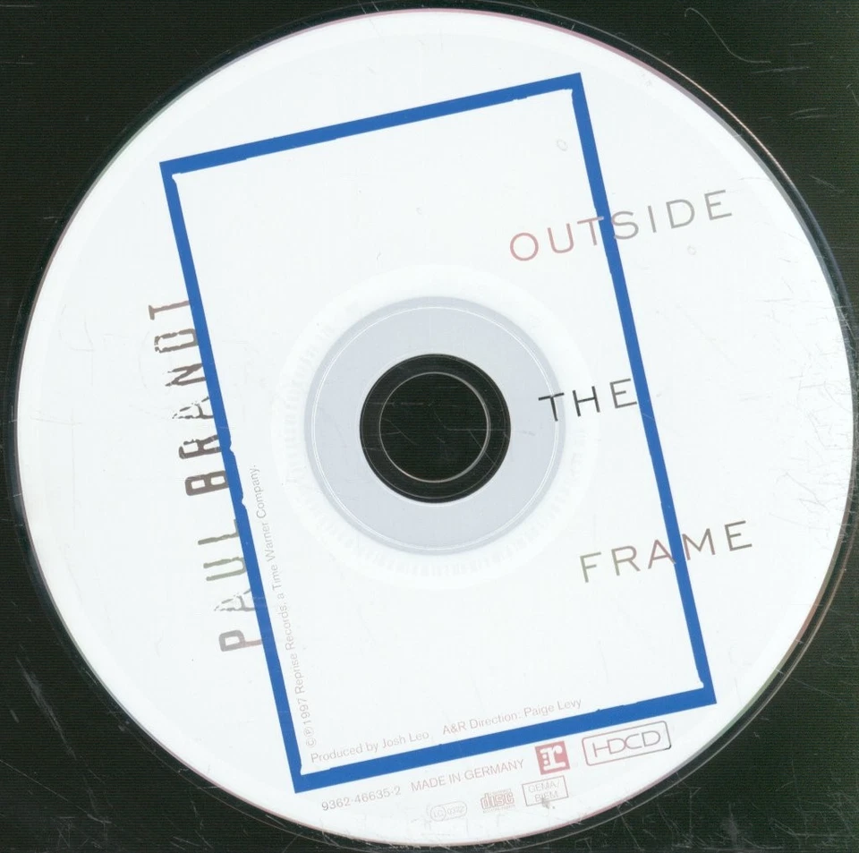 Paul Brandt Outside The Frame CD USA Reprise 1997 CD. Hat Promo-Aufkleber - Bild 3 von 3