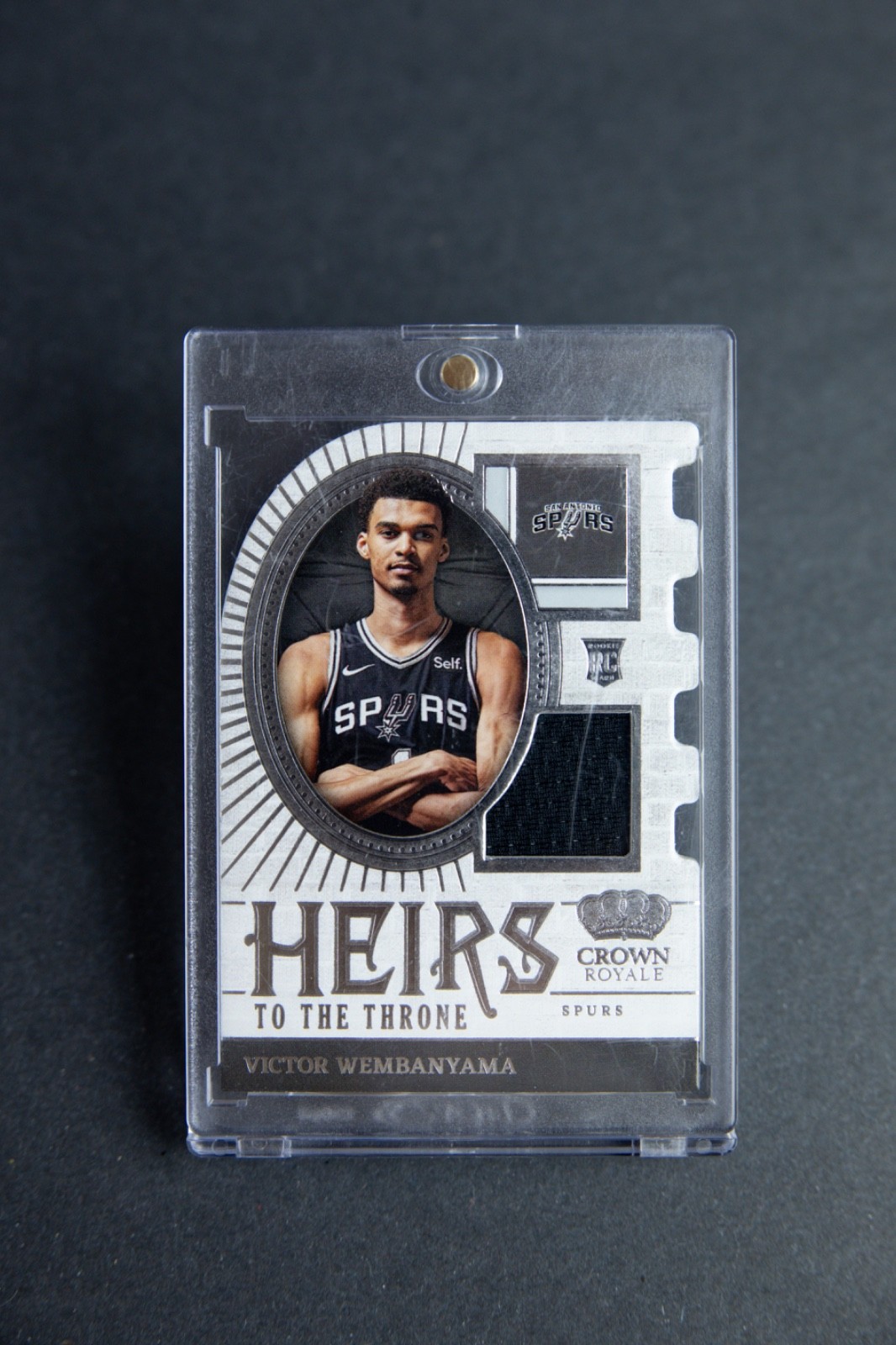 Victor Wembanyama 2023-24 Panini Crown Royale #HT-WEM Heirs to the Throne RC