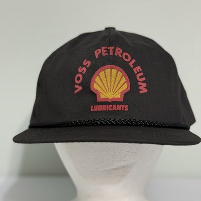 Voss Petroleum Shell Lubricants Shell oil Trucker Snap Back Hat Good Shape