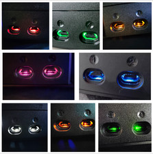 Custom LED Modded Original Xbox Controller Ports (Full Set) Pick Your Color!