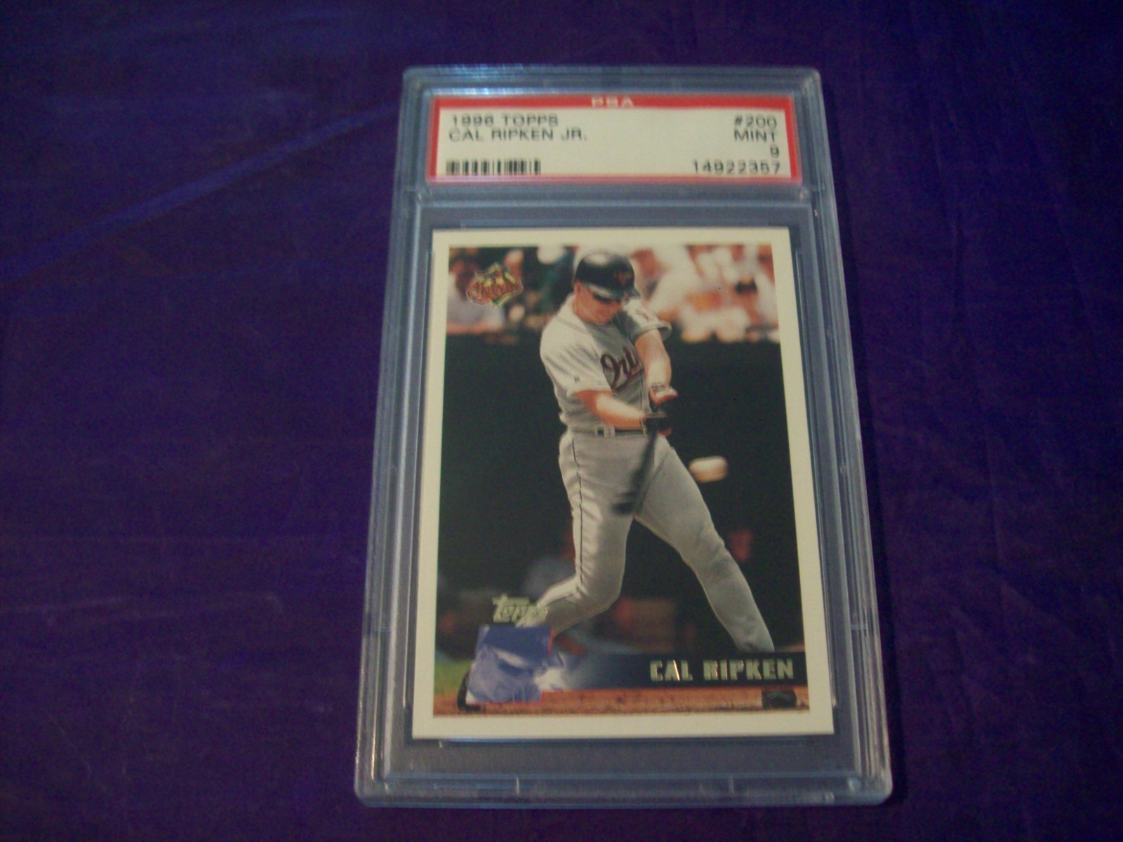 1996 TOPPS #200 CAL RIPKEN JR. PSA 9