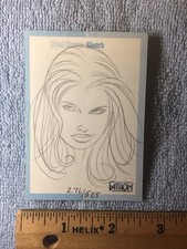 Fathom Artist Greg Horn Sketch Card Top Cow Image Comics Dynamic Forces