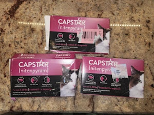 Capstar Nitenpyram 11.4mg 6 Tablets For Cats 2-25 LBS -US Stock,Free Shipping-