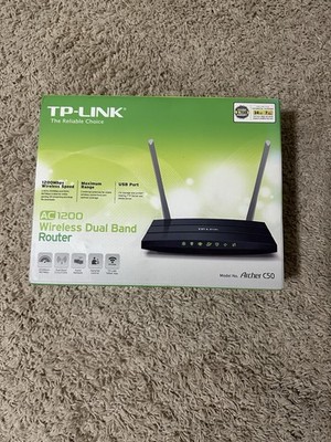 TP-Link Archer-C50 AC1200 Dual Band Wireless AC Router New