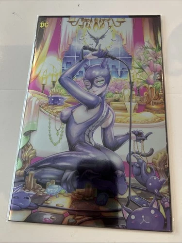 (FOIL) Catwoman #58 Rachta Lin Exclusive Virgin Variant 2023 (LTD 1000) DC