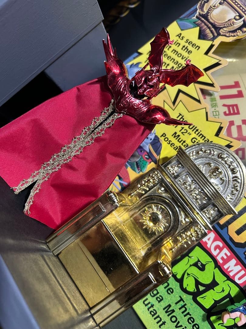 Saint Seiya Pope Ares Figure Gold Cloth Present Campaign Bandai Vintage Rare JP