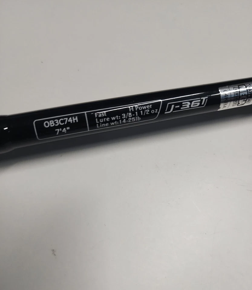 13 presagios de pesca caña de kayak negra 7'6" baitcasting caña de pescar ¡Yak Casting! Foto 2 de 4