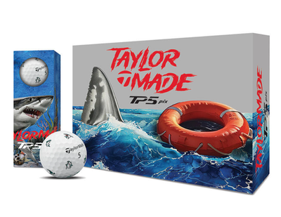 TaylorMade TP5 pix Sharks 5-Piece Golf Balls Limited Edition Tour
