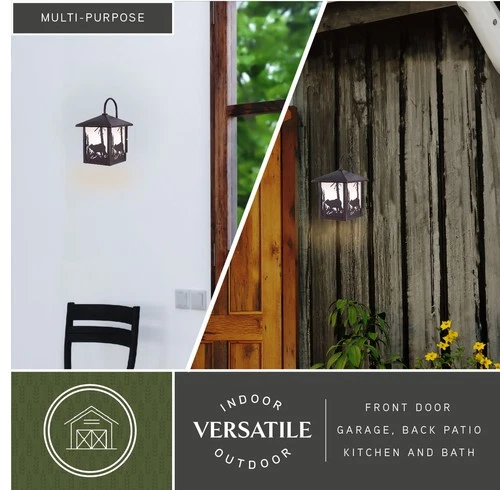 Vaxcel Lighting OW35083 Bozeman 1 Light Outdoor Wall Sconce - - Bronze - Picture 10 of 12