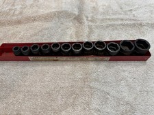 Sunex Metric 12 Dr. 6 Pt Shallow Impact Socket Set 10mm To 27mm Missing 2