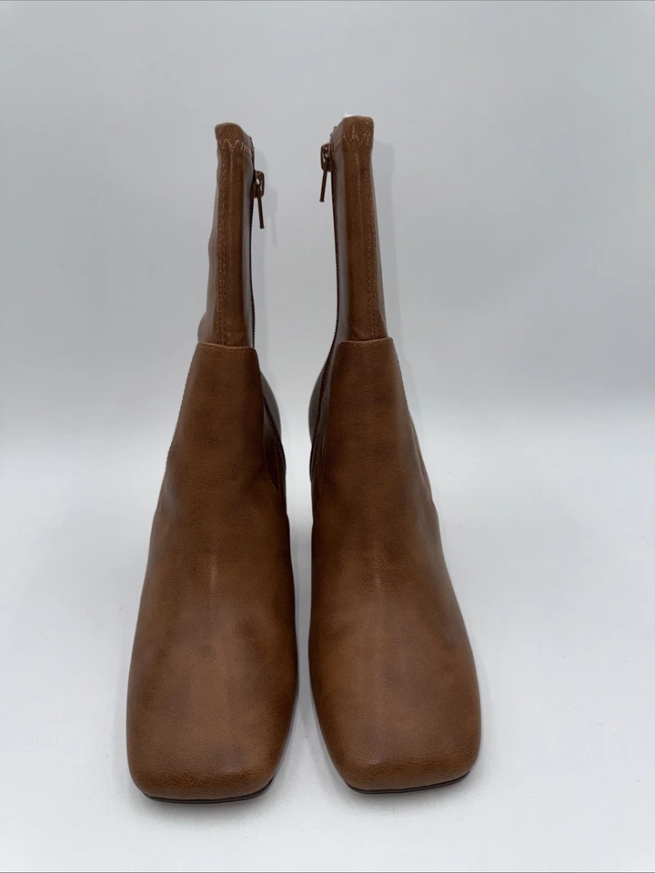 NWB Call It Spring Women's Tamera Ankle Boot Tan Synthetic Leather Size 8.5 - Image 2 of 4