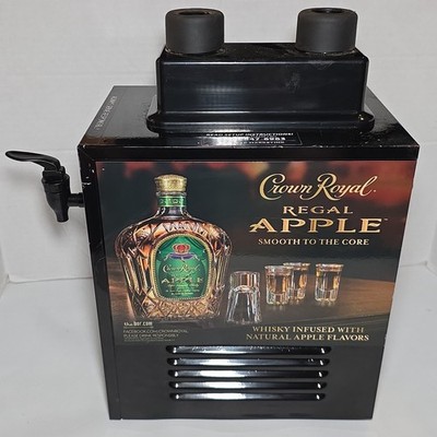 Crown Royal Regal Apple Branded 2 Bottle Liquor Chiller & Dispenser *READ* 