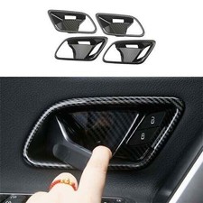 For Benz A-Class CLA 2019-23 ABS Carbon Fiber Inner Door Handle Bowl Frame Trim