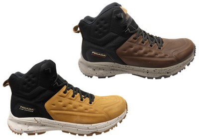 Mens Pegada Pinjaro Comfortable Leather Lace Up Boots Made In Brazil - ModeShoes