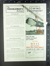 1951 Ad For Jack Heil Towing Tow Truck Wrecker Equipment