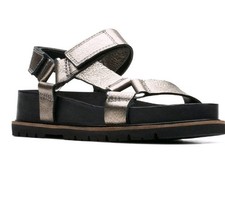 Clarks Orianna Sporty Metallic Leather Women's Sandals Size UK 4 fit D