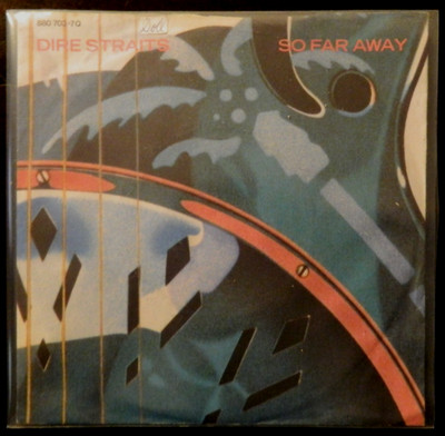 DIRE STRAITS    7''     So Far Away   1985      Deutschland Press.   RAR