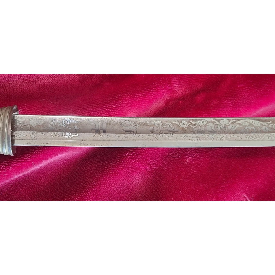 老式美国型号 1902 年陆军军官刀带鞘- M.C. Lilley 1925 年之前 — 第 3/4 张图片