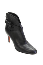 Santoni Womens Buckled Back Zip Stiletto Heel...