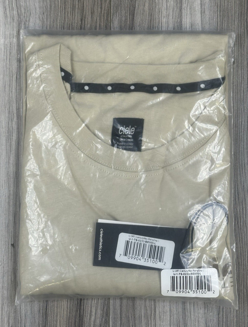 Ciele Athletics ORTShirt Century Max Rainy Day Running Shirt Unisex Large  - NWT