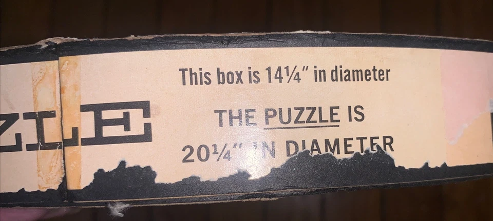 Rompecabezas redondo Springbok 1965 de colección mito y hecho en el zodiaco 500+ piezas raro Foto 4 de 4