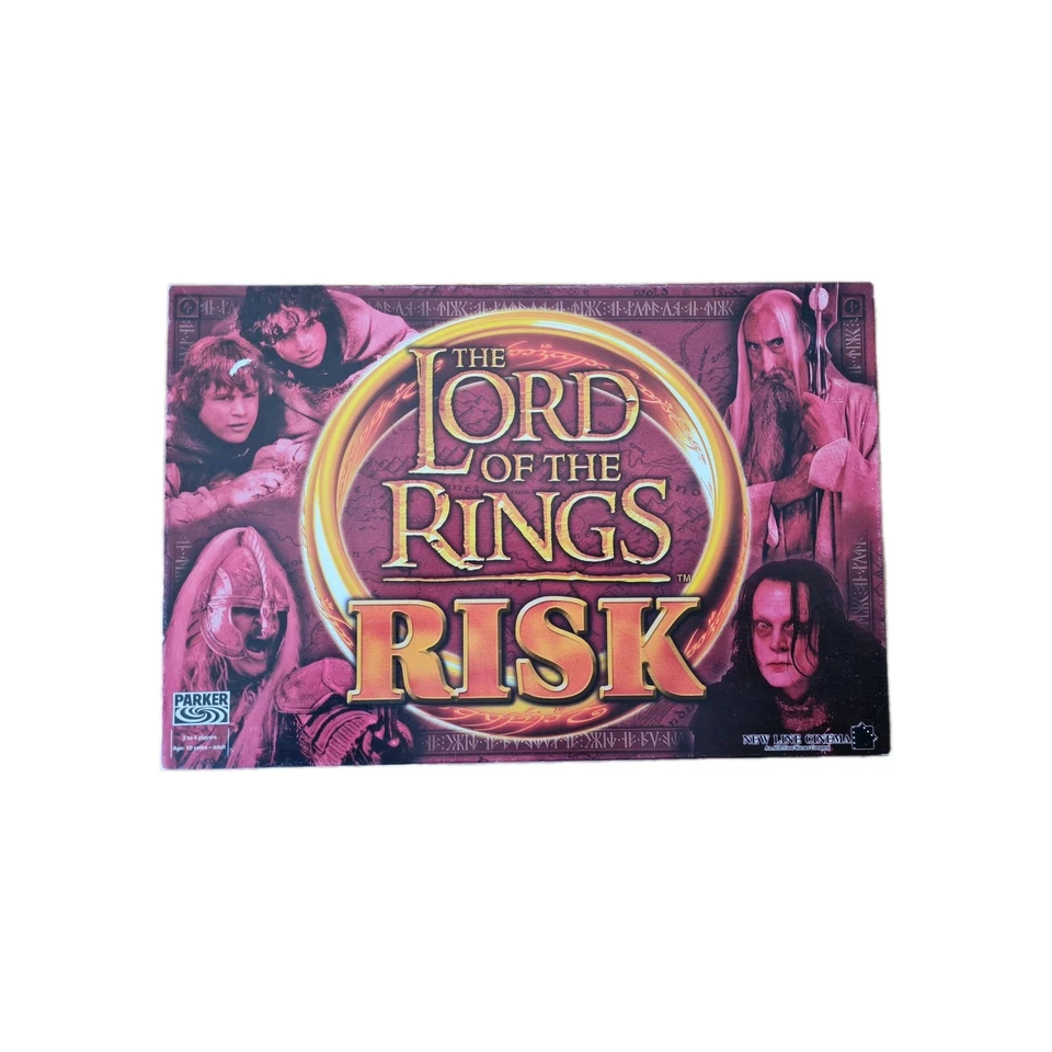 Risk Lord of the Rings Board Game by Parker Brothers - Kids Adults 2002 - Good  - Image 4 of 4