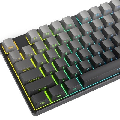 140-Keys Side Printed PBT Gradient Keycaps Cherry Profile 75 Percent Set