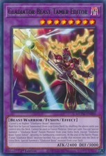Gladiator Beast Tamer Editor - MZTM-EN086 - Rare - 1st Edition Near Mint Yugioh