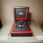 Tissot Gentleman Herrenuhr Quarz 40mm Klassisch - Edelstahl - Schwarz mit OVP