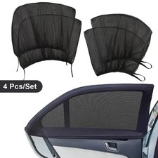 2Pcs/4Pcs Car Window Screen Mesh Cover   Universal Privacy Mosquito Bug Net Sun