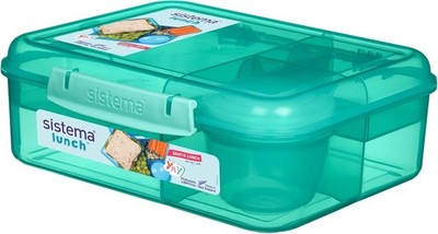 Sistema Bento Lunchbox, 1,65 L, Teal