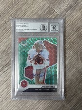 9 Card Graded NFL Lot PSA / BGS / CGC – Joe Montana Auto, Jayden Trevor RCs +