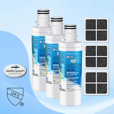 RWF4700AC Fit for LG LT1000P MDJ64844601 ADQ74793501 LT1000PC & Air Filter 3PACK