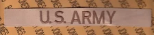 US Army Desert DCU name tape patch ~8" cloth patch
