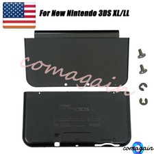 A E Cover Shell Housing Front Back Case Replace Fit New Nintendo 3DS XL/LL Black