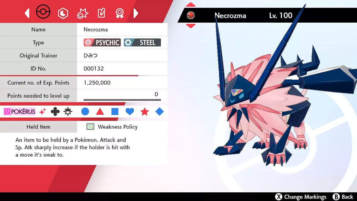 Pokemon 6799 Shiny Necrozma Dusk Mane Pokedex: Evolution, Moves, Location,  Stats