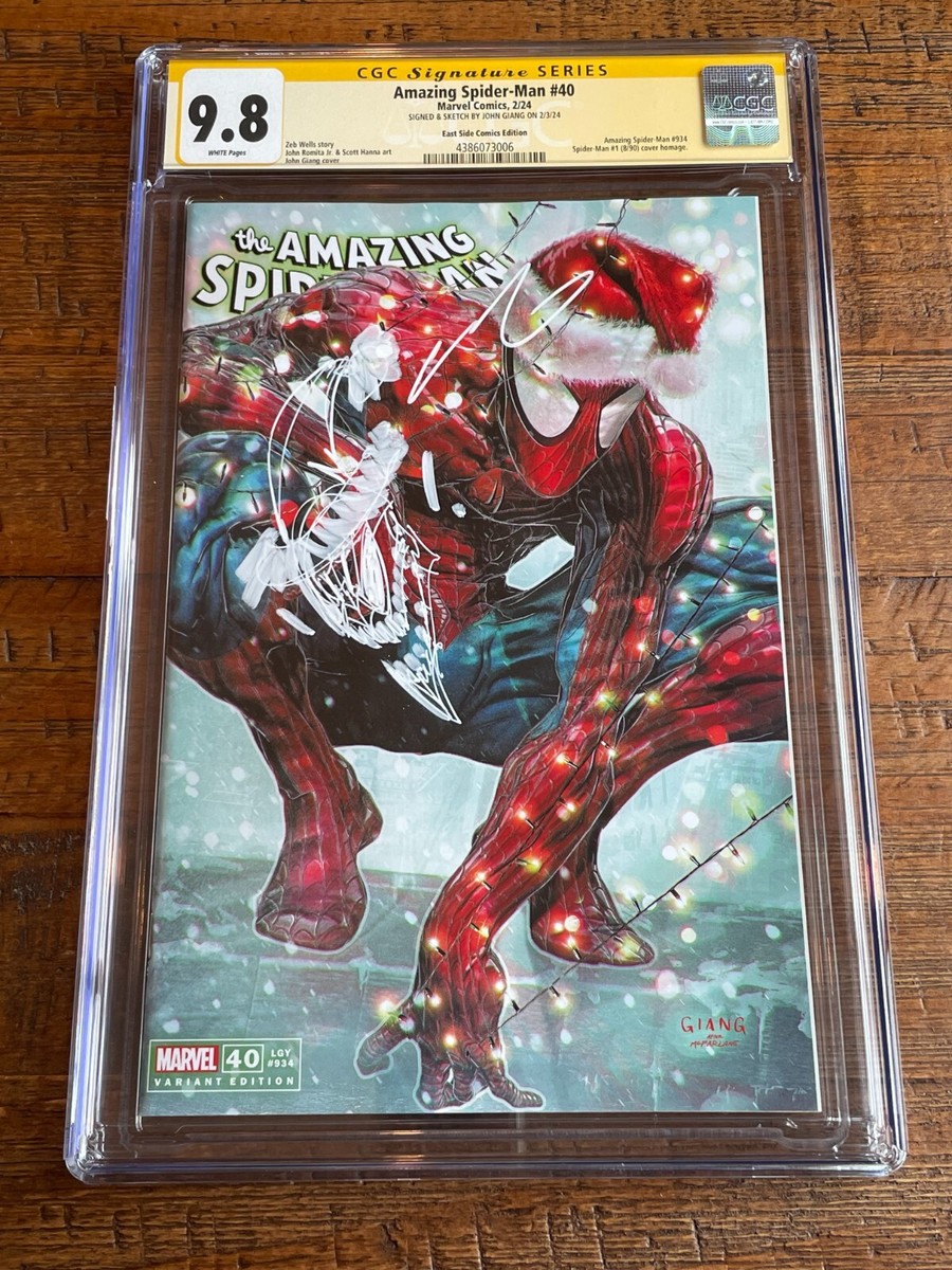 ジョン・ロミータ・Jr氏 直筆サイン Spider-Man CGC9.8 ジョン・ロミータ・Jr氏 直筆サイン Spider-Man CGC9.8 ジョン