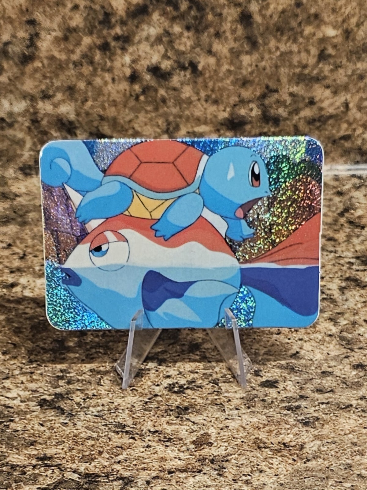 Japanese POWER Squirtle Bulbasaur Vending Machine Sticker Pokemon 1998!