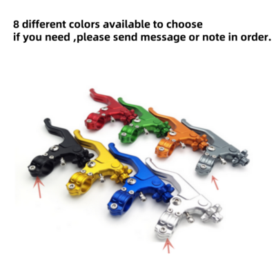Dirt Bike Motocross CNC Folding Motorcycle Clutch Lever Forged Pitbike Dirt Bike Motorcycle Clutch And Brake Levers Adjustable