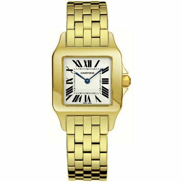 Las mejores ofertas en Cartier Santos 24 mm, Yellow Gold