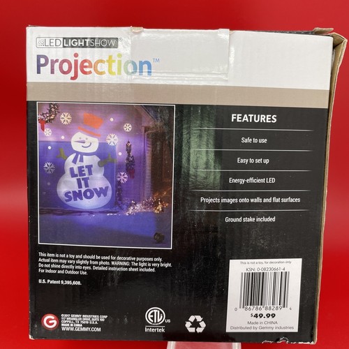 LED Lightshow Projections outdoor holiday projector - Picture 4 of 6