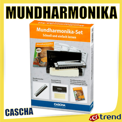 Cascha Mundharmonika Set | Lehrbuch & QR-Code | harmonica хармоника muzicuţă