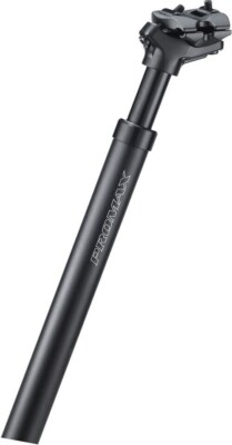 Promax Alu Patent Federsattelstütze XXL 120 bis 160kg  schwarz 27,2 x 350 mm Neu